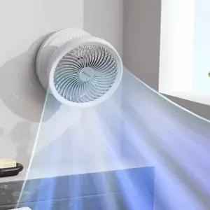 탁상용 선풍기 휴대용 회전 캠핑용 미니 써큘레이터 무선 충전식 차량용 실내용 벽걸이 욕실용 이동식