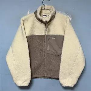 FILA 휠라 블록우븐패치 남자 뽀글이점퍼 새상품 M 95