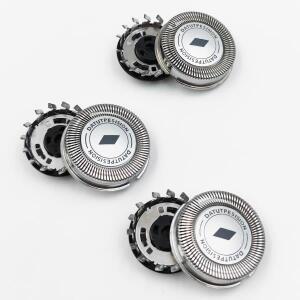 필립스 노렐코 SH30/52 시리즈 면도날 교체 용 면도기 헤드 3 개, 1000 2000 3000 HQ64 PT720 PT724 S5010