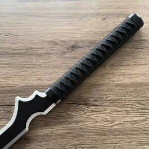나무 롱 나이프 블랙 록 코스 소품 검 슈팅 퍼포먼스 디스플레이 Unbladed 100cm