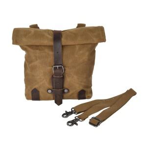 방수 바이크 오토바이 배낭 빈티지 새들백 Canva 사이드 가방 대용량 레트로 안장