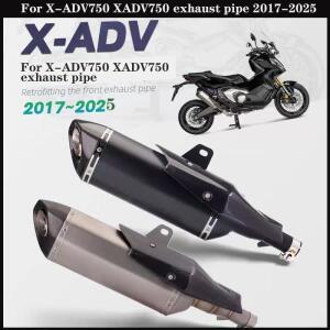X-ADV750 adv 750 Forza750용 슬립온 오토바이 배기 파이프, 중간 연결 카본 머플러 개조