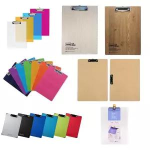 A4 A3 B4 A5 간이 클립보드 우드 아크릴 투명 포인트 나무 메뉴판 멀티 커버 덮개형 레포트화일 파일 서류