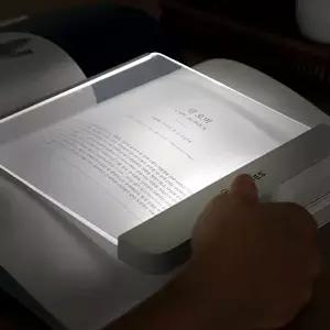 독서등 여행 북라이트 LED 밝기조절 공부 패널 휴대용 (KYR-WFH3WMT)