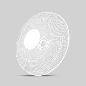 선풍기 메쉬 커버 다이아몬드 삼각 가정용 부채 벽걸이 스탠드 16인치 범용 하드 철망 액세서리