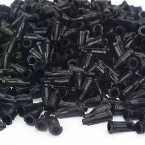 온원 200개 루어 잠금 주사기 나사형 팁 캡 디스펜싱 바늘