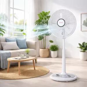 신일 스탠드형 선풍기 35cm 5엽날개 초미풍 타이머 상하각도조절 높이조절 SIF-C14JP