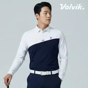 볼빅 정품 봄 남성 스판 긴팔티셔츠 효성 코트나원단