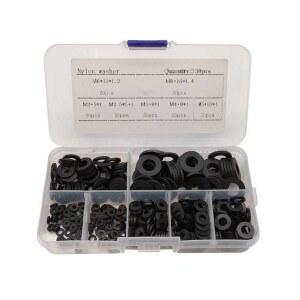 씰링 고무링 나일론 와셔 고무 평와샤 바킹 M0 세트 오링 각링 500개 구색 보호