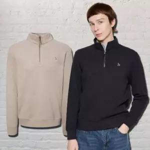 매장정품 HAZZYS 헤지스 [25FW][2컬러 택1] 남성 하프집업 맨투맨 티셔츠 HZTS5D405 1078027