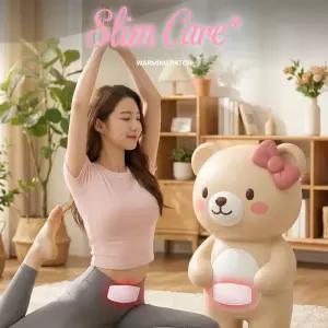 (20매) 슬림 곰도리 케어플러스+ 아랫배 온열패치 붙이는 부착형 핫팩 생리통 완화 부치는 생리 핫팩