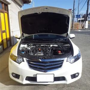 2pcs 프론트 후드 리프트 지원 가스 스트럿 스프링 바 보닛 충격 막대 Honda 호환 Accord 2008-2012 자동차