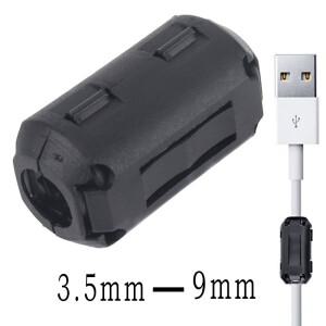 10개 TDK 페라이트 코어 초크 클립 노이즈 억제 필터 링 케이블 클램프 RFI EMI 오디오/비디오 전원 코드