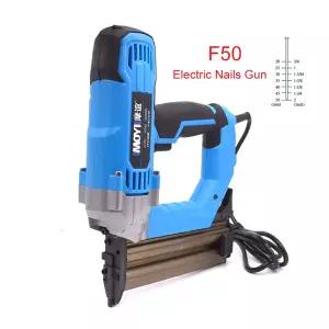 전기타카 실타카 타정기 레일건 F50 전기 손톱 총 3800W 프레이밍 Tacker 스테이플 가정용 도구 전동 공구