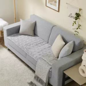 로즈플라워 라셀 극세사 쇼파패드 사계절 소파커버 쇼파매트 깔개 쇼파방석 2인용 3인용 4인용