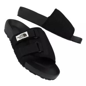 [매장판] 노스페이스 화이트라벨 슬리퍼 남녀공용 듀얼 슬라이드 블랙 NS81R51M