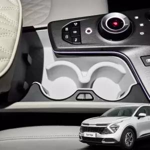 더뉴 스포티지 NQ5 튜닝 용품 컵홀더 수납함 악세사리 실리콘