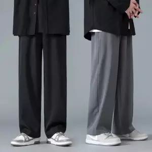 남성 겨울 기모 와이드 스타일 따뜻한 밴딩 팬츠트레이닝바지 남여공용 수면 체육복 하의 조거 통넓은 여자