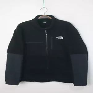 노스페이스 플리스 점퍼/블랙/뽀글이 자켓 구제 중고 캐주얼 검정 후리스 아웃도어 등산복 남성용 XL 105