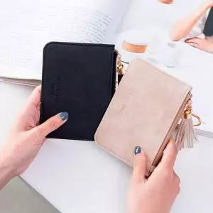 미니 테슬 카드지갑 슬림 고급 소가죽 카드케이스