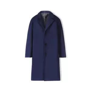 엘럽 남사친 하프 롱 모직 코트 봄가을 솔리드 도톰 트렌치 박템3