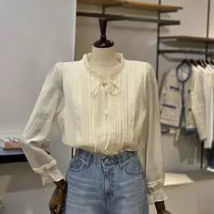 [대구백화점][반에이크]넥 프릴 레이스 블라우스(VB64BLM308Z)