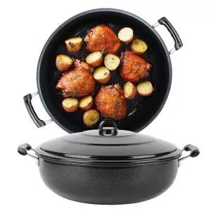 베이직튀김팬 40 전골냄비 샤브샤브 오뎅탕 어묵 국수 육수냄비