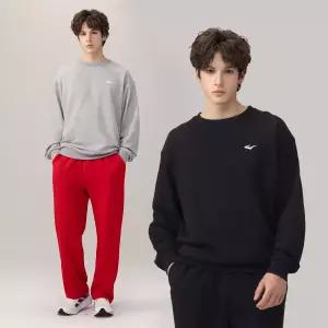 에버라스트 남자 미니쭈리 짐웨어 헬스복 맨투맨+일자팬츠