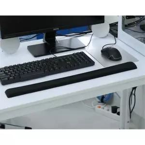 롱 키보드 손목 보호대 마우스 패드 받침대 블랙59cm쿠션