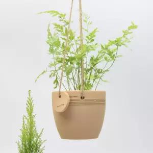 테라원 내열토 수제 토분 미분형 행잉 15x13cm정용품 분갈이화분 홈가드닝 식물키우기 인테리어 가벼운 용