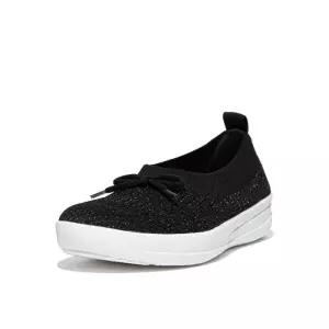 [FITFLOP] [삼성물산공식] 여성 리본 니트 슬립온  블랙/로즈 골드 (FT59K2M155)