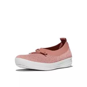 [FITFLOP] [삼성물산공식] 여성 리본 니트 슬립온  더스키 핑크 메탈릭 (FT59K2M14