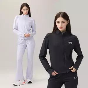 에버라스트 여성 러닝크루 상하세트 러닝자켓+부츠컷 팬츠