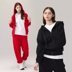 에버라스트 여성 미니쭈리 트레이닝 세트 후드집업+조거팬츠