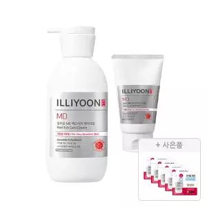일리윤 아기로션 MD 레드이치 케어크림 330ml+128ml+증정(고보습 워시 6g, 5개)