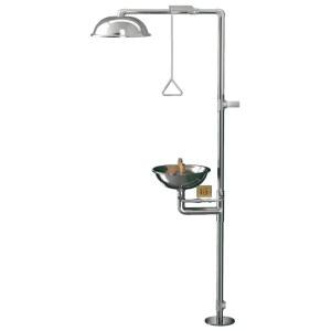 비상 긴급 오염 세안기 실험 유입구 샤워기 이중 플라스틱 세면대 장비 세트 세척대