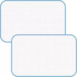 AOZUO 다림질용 천 옷 보호용 다림질 2개 재봉 및 메쉬 절연 패드 절약 파란색(23.62x15.75인치)