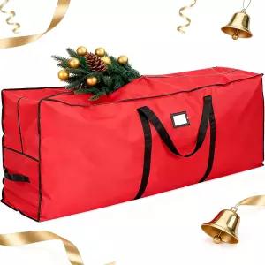 7.5피트 트리용 크리스마스 트리 보관 가방 넓은 개구부와 이중 지퍼가 있는 튼튼한 600D 방수 옥스포드