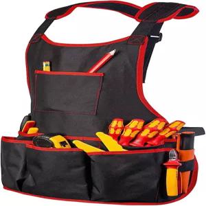 DIY 프로젝트에 적합한 남성용 SJTYDX 멀티 포켓 도구 앞치마 여성용 방수 가드닝 차고 수리 야드 유지보수