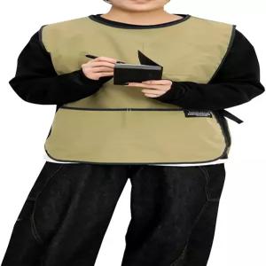 여성용 웰란 코블러 에이프런 포켓 4개 남성용 주방 정원 요리용 방수 나일론 스모크(4가지 색상)