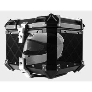 스쿠터 짐칸 엠보 트렁크 탑박스 45L 31 리어백 배달박스 오토바이 레트로 헬멧수납