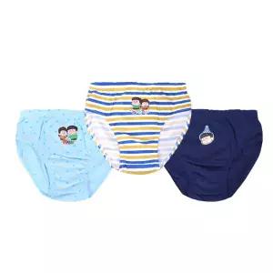 [레노마 이너웨어]흔한남매 남아용 발렌 삼각3매_GN