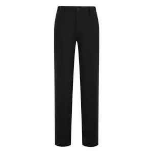 매장정품 HAZZYS 헤지스 [25FW] 블랙 단색 울혼방 밴딩팬츠 (HZPA5D465BK) 1001374