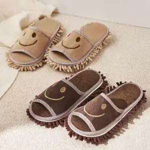 스마일 셔닐 청소 슬리퍼 바닥 청소걸래 청소실내화 집들이선물