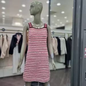 [시슬리]믹스 스트라이프 니트 원피스_(SAKO02511 핑크,블루)