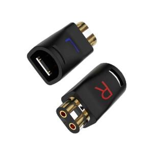 젠하이저 호환 IE8 시리즈용 HIFI 이어폰 어댑터 남성용 QDC 2핀 여성용 컨버터 이어버드 연결기 오디오 전