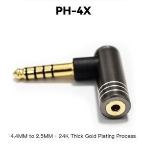 Cayin PH-4X 어댑터 케이블 4.4mm 남성 - 2.5mm 여성 밸런스드 플레이어 적합