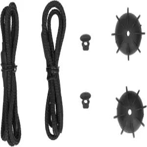 MK6 R20용 2pcs 후방 트렁크 소포 선반 끈 ABS 고정 스트랩 고강도 코드 액세서리 교체