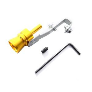 [호환품] 범용 자동차  장치 배기 시스템 터보 시뮬레이터 사운드 머플러 팁 파이프 미니 소형 호환 노즐