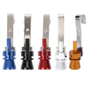 [호환품]크기 범용 자동차 터보 사운드 휘슬 머플러 배기 파이프